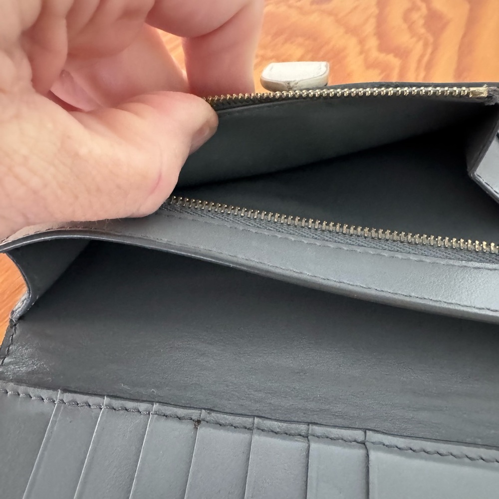 Compact Celine Tab Wallet-Includes Dust Bag - Picture 5 of 9